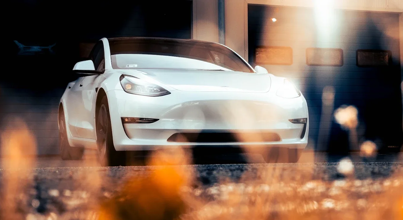 White Tesla Model 3 finished in paint protection film, RainCity PPF Vancouver
